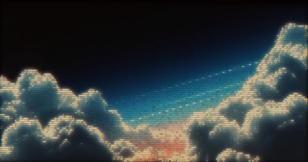 Cloud ASCII art